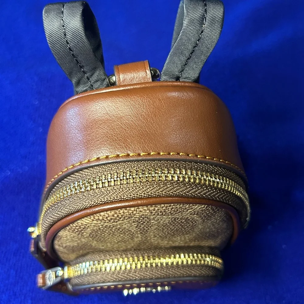 Coach Mini Backpack Keychain - Picture 5 of 10